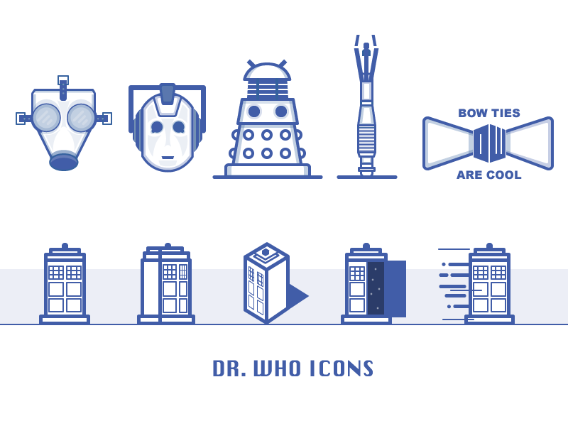 800x600 Dr Who Icons Combo