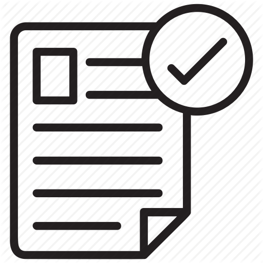 512x512 Accepted File, Approved Document, Approved File, Checked Document