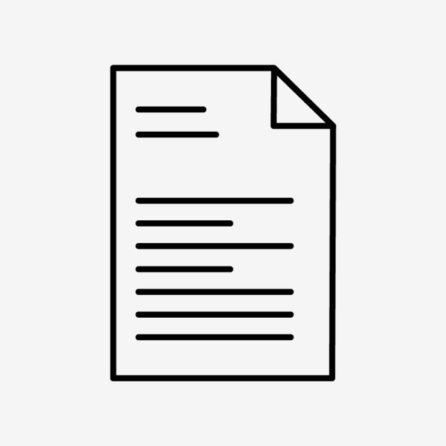 640x640 Vector Document Icon, Document Icon, Sheet, List Png And Vector