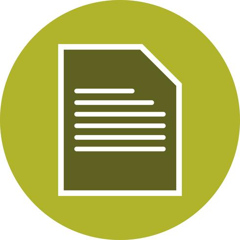 490x490 Vector Document Icon