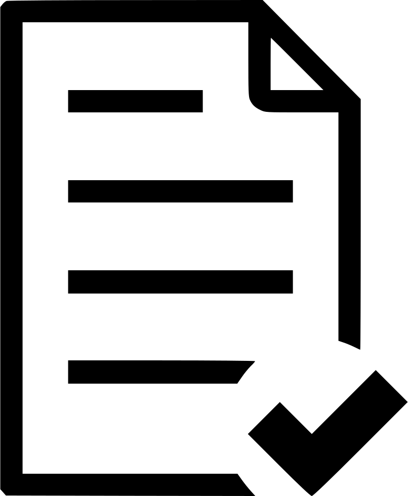 806x980 Document Text Done Select Finish Checkmark Png Icon Free