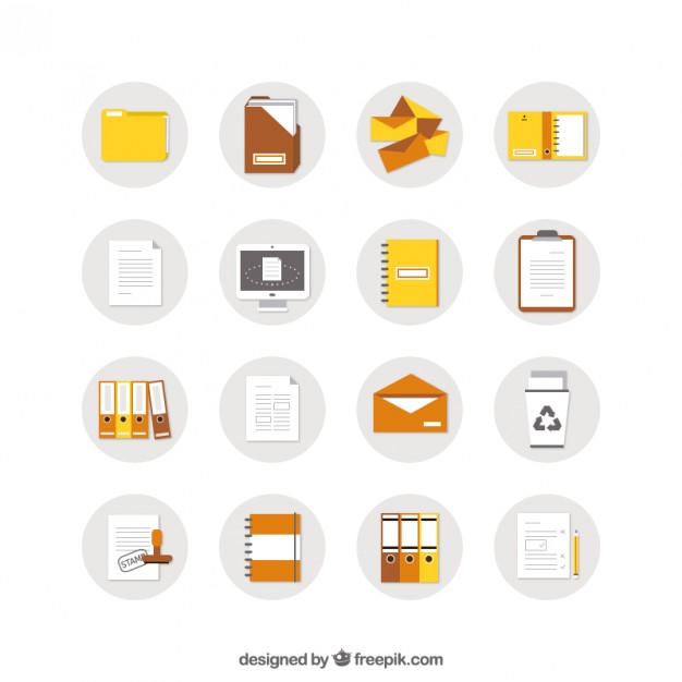 626x626 Document Icons Vector Free Download