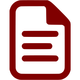 256x256 Maroon Document Icon
