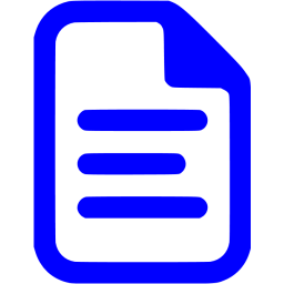 256x256 Blue Document Icon