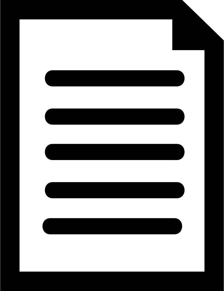 756x980 Document Symbol With Text Lines Png Icon Free Download