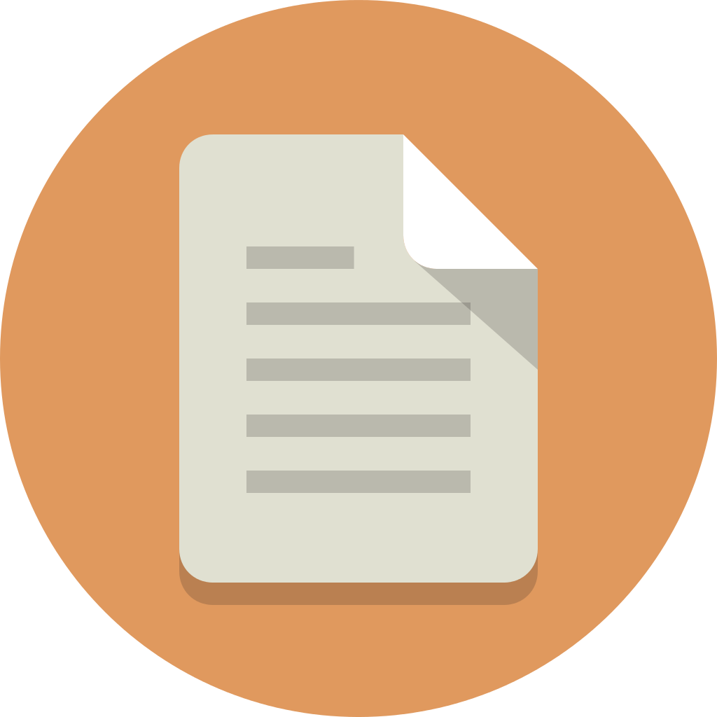 1024x1024 Filecircle Icons Document