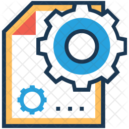 256x256 Document Management Icon Of Colored Outline Style