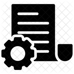 256x256 Document Management Icon Of Glyph Style