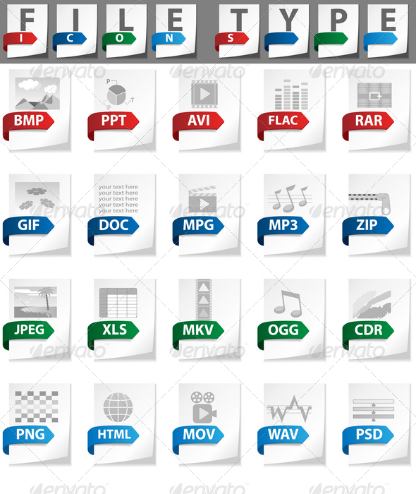 590x700 Doc Icons From Graphicriver