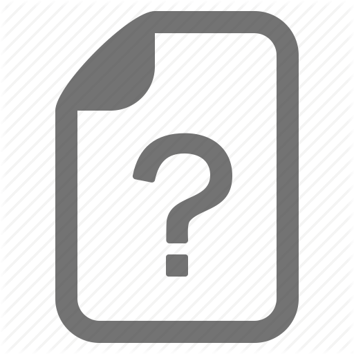 512x512 Document, File, Format, Question, Type, Unknown Icon
