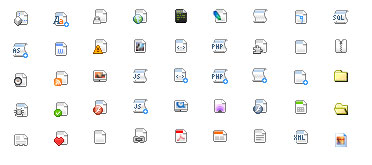 372x165 Free Doc Type Sprite Icon Set!