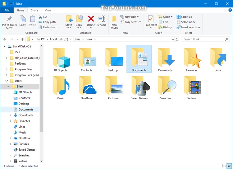 Change Or Restore Documents Folder Icon In Windows Tutorials 750x543 Change Or Restore Documents Folder Icon In Windows Tutorials