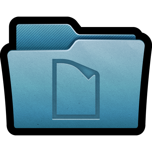 Blue Mac Folder Documents Icon, Png Clipart Image 512x512 Blue Mac Folder Documents Icon, Png Clipart Image