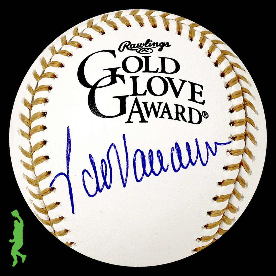 1080x1080 Fernando Valenzuela Autographed Signed Gold Glove Baseball Ball