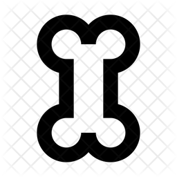 256x256 Dog Bone Icon Of Line Style