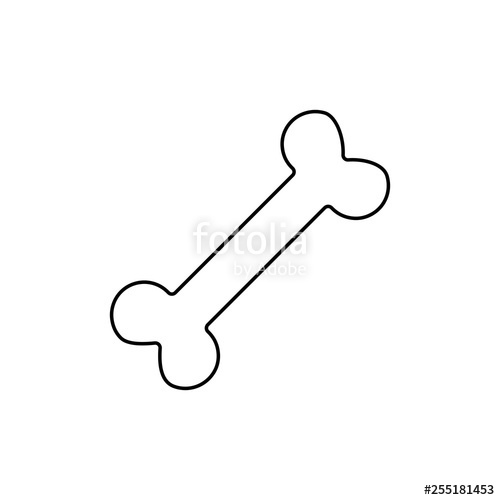 500x500 Dog Bone Icon Stock Image And Royalty Free Vector