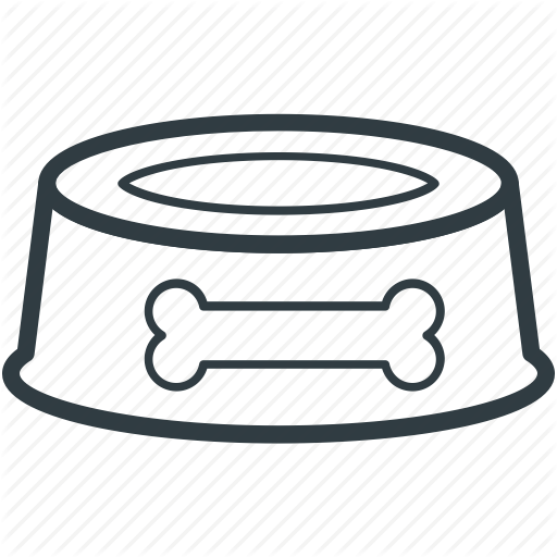 512x512 Dog Bowl, Dog Food, Dog Treat, Pet Food, Puppy Food Icon