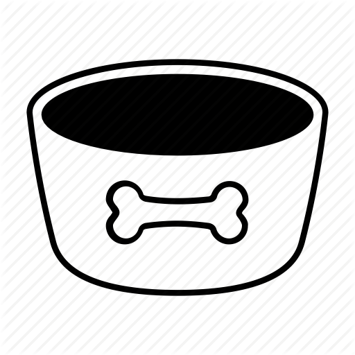 512x512 Bowl, Coffee, Dog, Dog Food, Feed, Pet Food, Pet Store Icon
