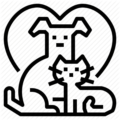 512x512 Allowed, Cat, Dog, Friendly, Pet Icon