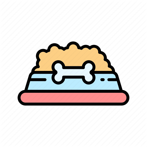512x512 Dog Cat, Food Bowl, Pet Supplies, Pets Icon