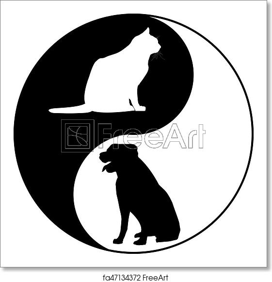 561x581 Free Art Print Of Dog Cat Logo Icon Freeart
