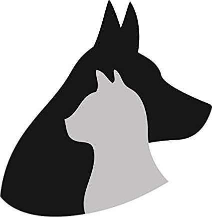 425x435 Simple Dog And Cat Silhouette Cartoon Icon For Pet