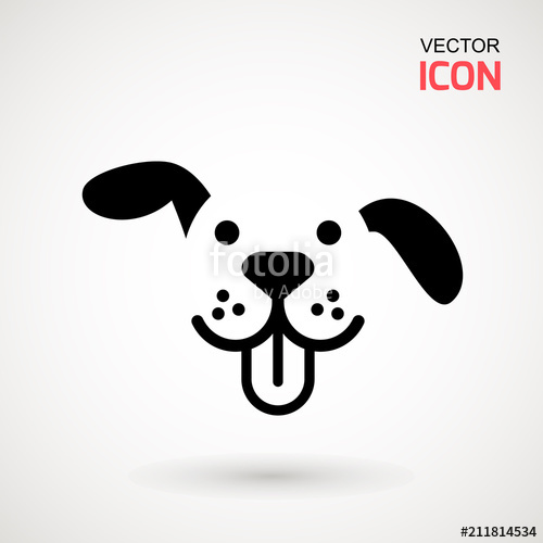 Dog Face Icon at Vectorified.com | Collection of Dog Face Icon free for ...