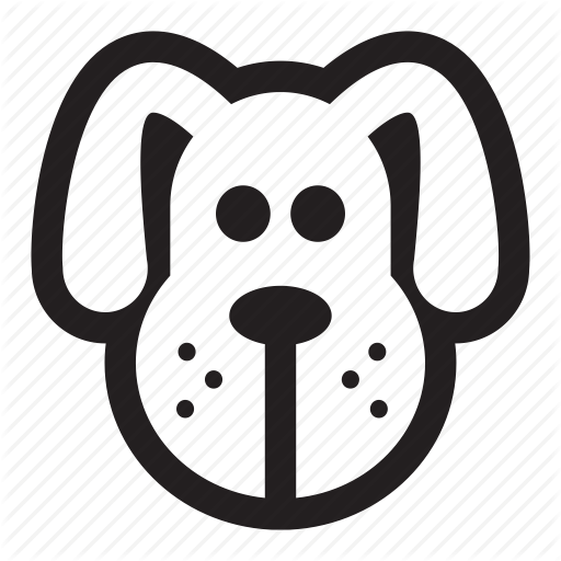 512x512 Animal, Cute, Dog, Doggy, Face, Head, Pet Icon