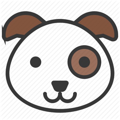 512x512 Animal, Cute, Dog, Face, Head, Pet Icon