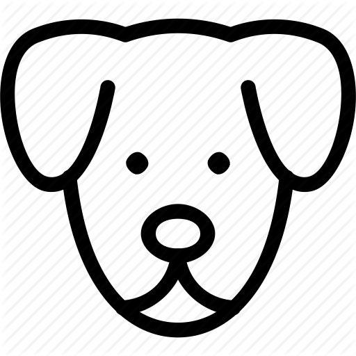 512x512 Animals, Cannine, Dog, Face, Head, Mammal, Pets Icon