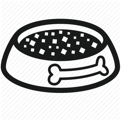 512x512 Bowl, Dog Food, Dogs, Food, Food Bowl, Meat, Pet Food Icon