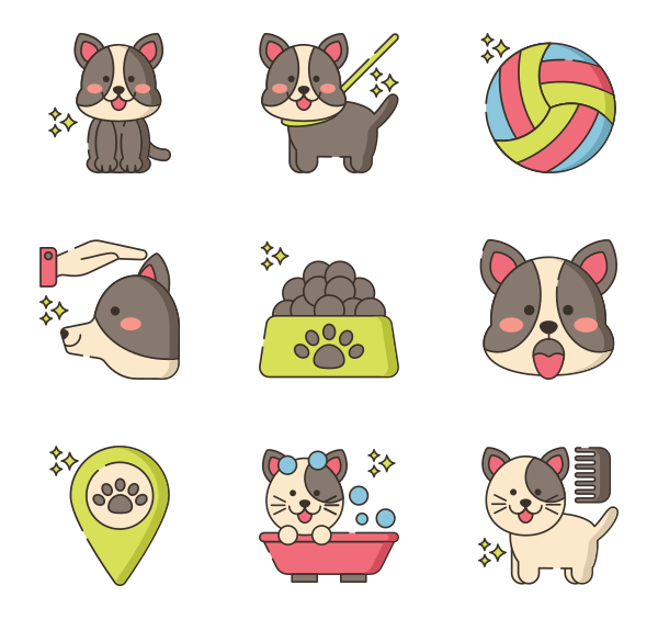 600x564 Pet Grooming Free Icons
