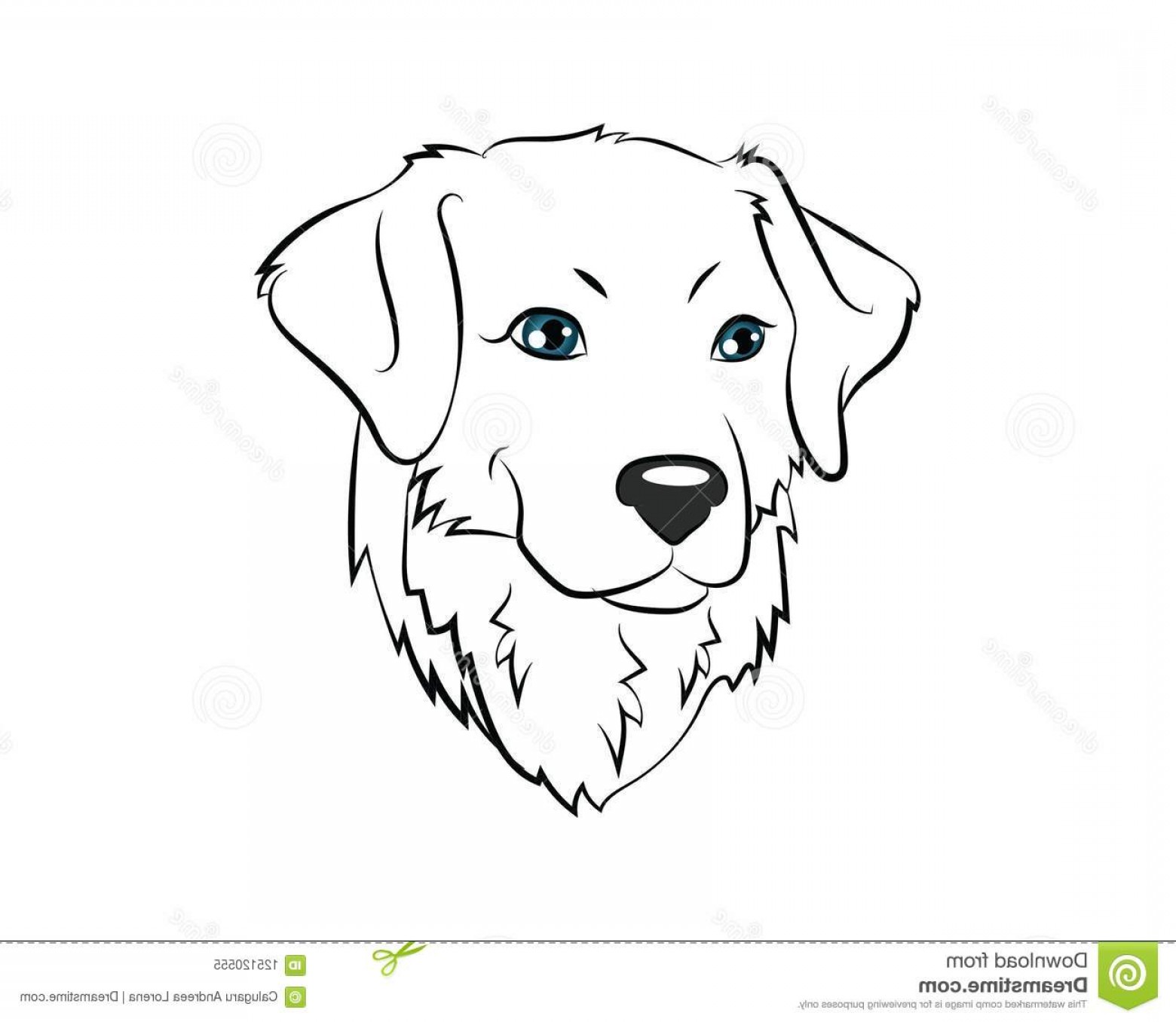 1560x1356 Dog Head Vector Icon Illustration Coloring