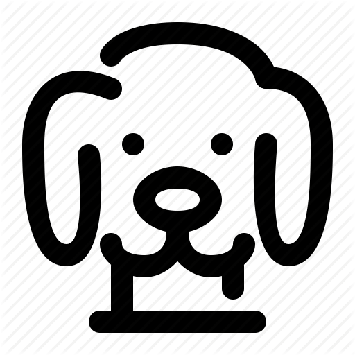 512x512 Animal, Dog, Head, Pet Icon