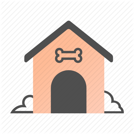 512x512 Animal, Dog, Dog House, Doghouse, House, Kennel, Pet Icon