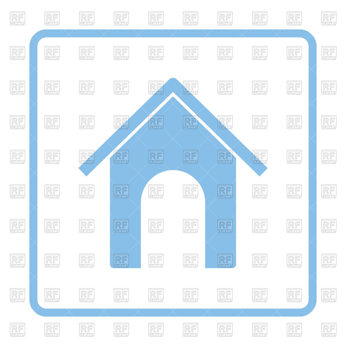 1200x1200 Dog House Icon Vector Image Of Signs, Symbols, Maps Angelp