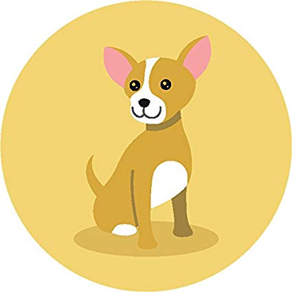 425x425 Adorable Simple Pure Breed Puppy Dog Icon Cartoon