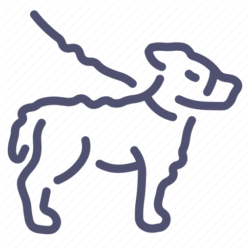 512x512 Animal, Dog, Friend, Leash Icon