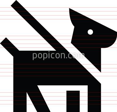 400x382 Dog Leash Vector Icon