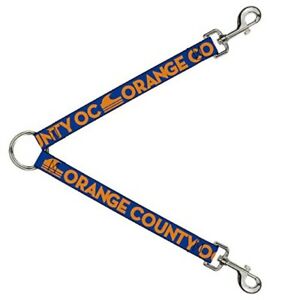 300x300 Buckle Down Dog Leash Splitter Orange County Wave Icon Blue Orange