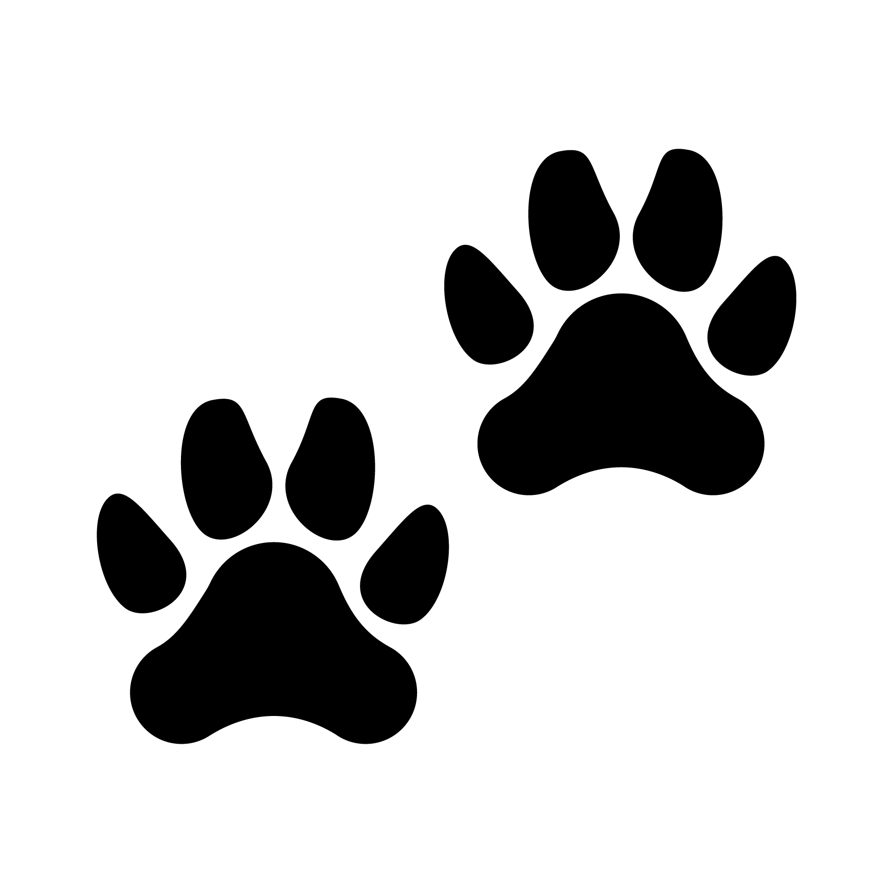 Dog Paw Icon at Vectorified.com | Collection of Dog Paw Icon free for ...