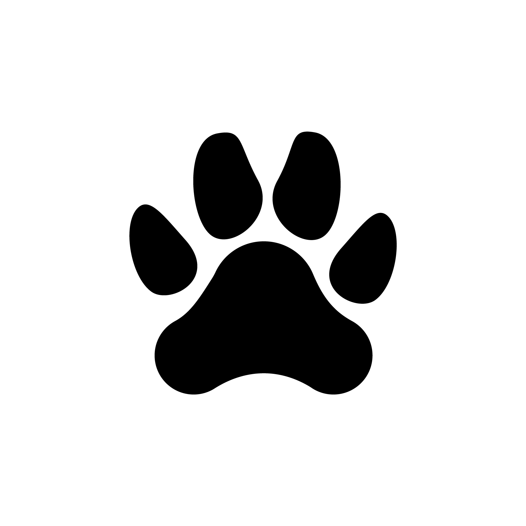 1801x1801 Dog Paw Print Icons