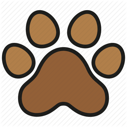 512x512 Animal, Cat, Dog, Paw, Pet, Print Icon