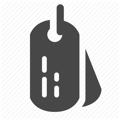 512x512 Dog Tag, Id, Identification, Military, Soldier Tag, Tag Icon