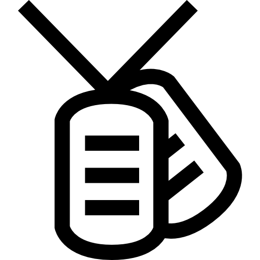 512x512 Army Dog Tag