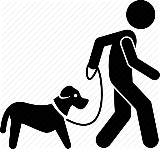 512x478 Dog, Man, Training, Walking Icon
