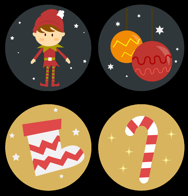 800x831 Digital Dojo On Twitter Freebie Christmas Advent Icon Set