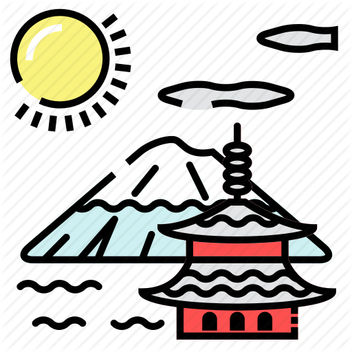 512x512 Dojo, Fuji, Japan, Ninja Icon