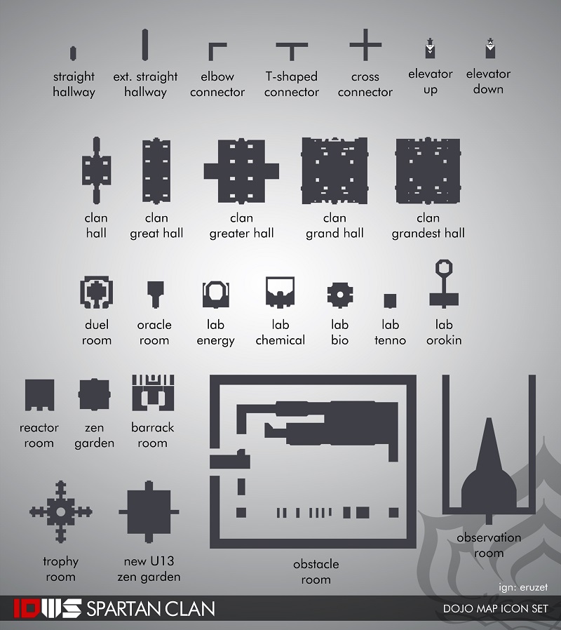 800x898 Dojo Map Icon Set