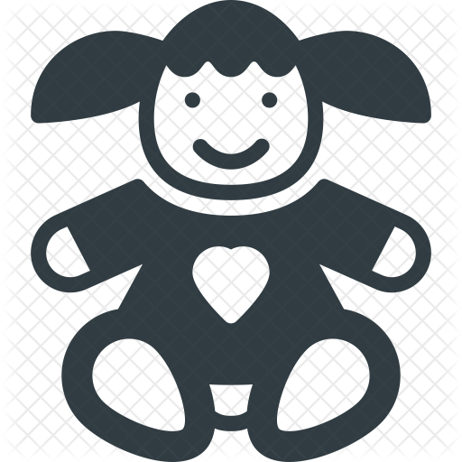 512x512 Doll Icon Of Glyph Style